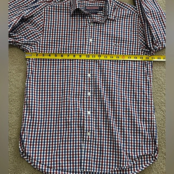 Vineyard Vines Men’s Medium Multicolor Check Slim Fit Tucker Shirt - Picture 8 of 9